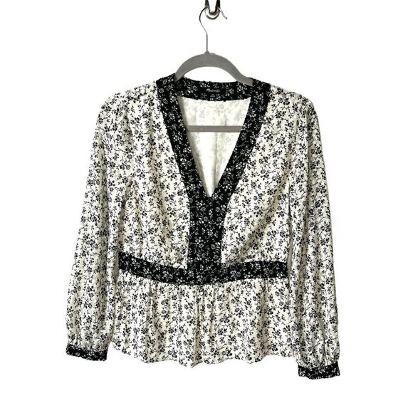 Madewell floral print top women’s XS - Picture 1 of 7